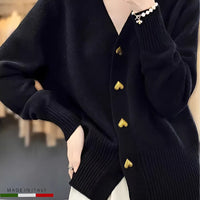 Adele | Cardigan Bottoni Cuore